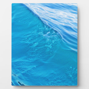Coole Blauwasserwelle Fotoplatte