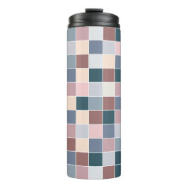 Coole Blöcke, elegante Farben Thermosbecher