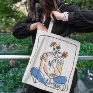 Coole Blume Girl Tragetasche