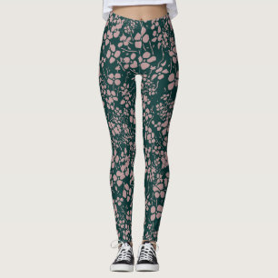 Coole Blumenfarbe Leggings
