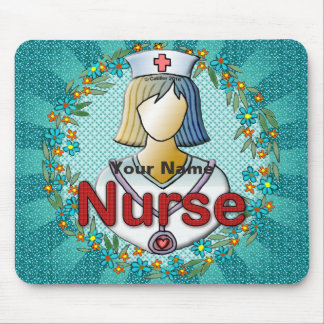 Coole Blumenschwester Mousepad