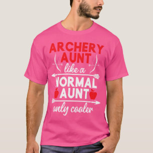 Coole Bogentante einer Bogenschießtante T-Shirt