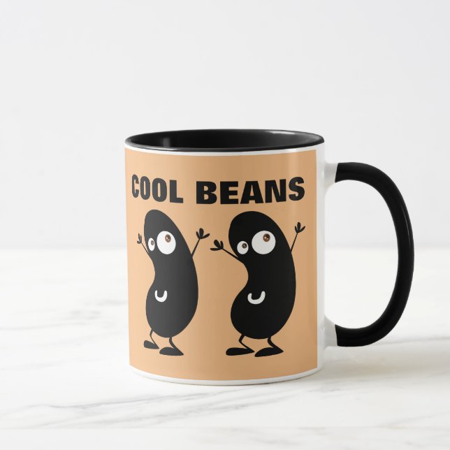 Coole Bohnen Funny Coffee Tasse (Rechts)