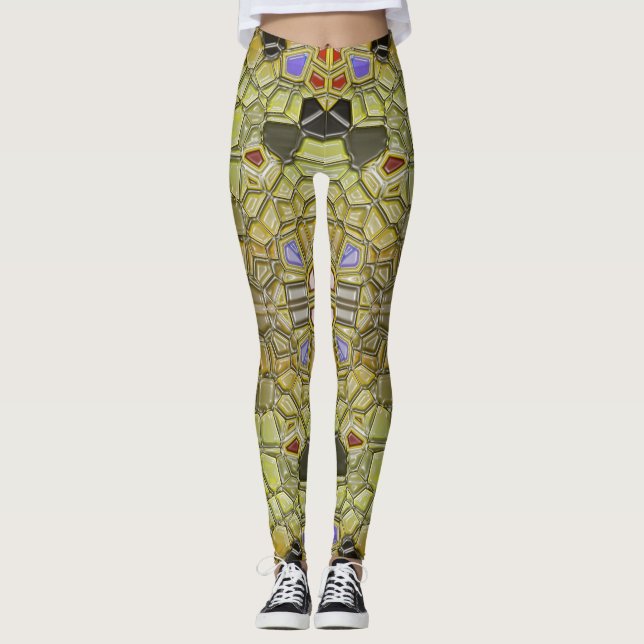 COOLE BOHNEN LEGGINGS (Vorderseite)
