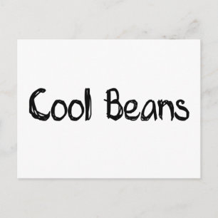 Coole Bohnen Postkarte