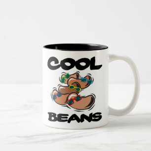 Coole Bohnen Zweifarbige Tasse