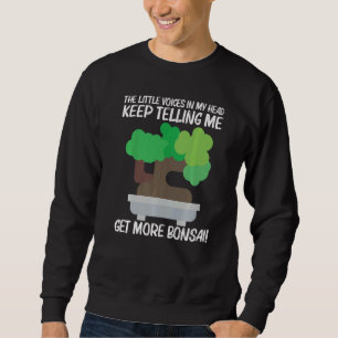 Coole Bonsai für Männer Frauen Pflanze Garten 2 Sweatshirt