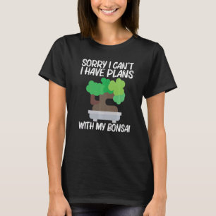 Coole Bonsai für Männer Pflanze T-Shirt