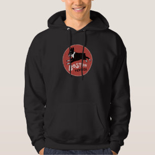 Coole Boston-Terrier-Vintage Art-niedlicher Hoodie