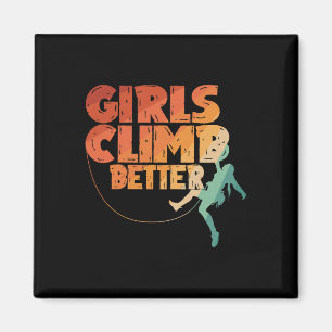 Coole Boulderkunst für Frauen Mädchen Indoor-Fels Magnet