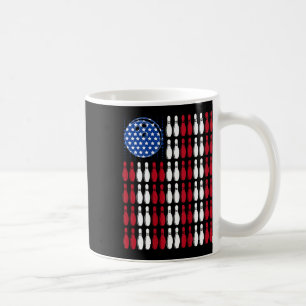 Coole Bowling Bowler Men Women Team American Flag Kaffeetasse