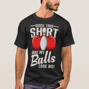 Coole Bowling-Gestaltung für Männer Frauen Bowling T-Shirt