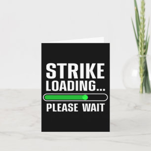 Coole Bowling Kunst für Männer Frauen Kinder Bowle Karte