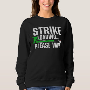 Coole Bowling Kunst für Männer Frauen Kinder Bowle Sweatshirt