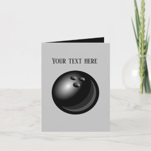 Coole Bowling-Liebhaber hinzufügen Karte