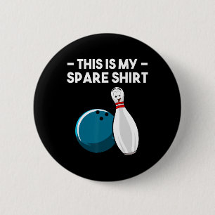 Coole Bowling-Neuheit für Männer Frauen Bowling-Te Button