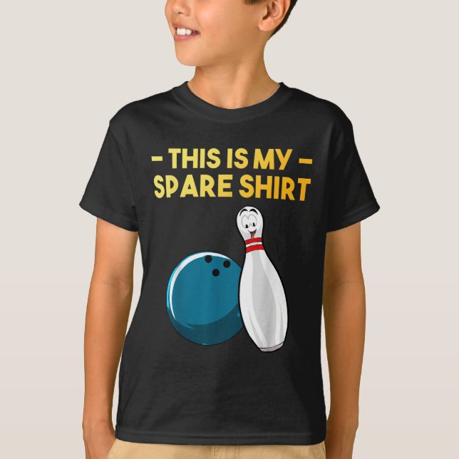 Coole Bowling-Neuheit für Männer Frauen Bowling-Te T-Shirt (Vorderseite)
