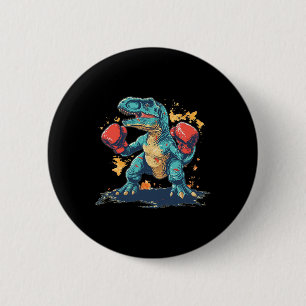 Coole Boxhandschuhe mit Dinosaurier  Button