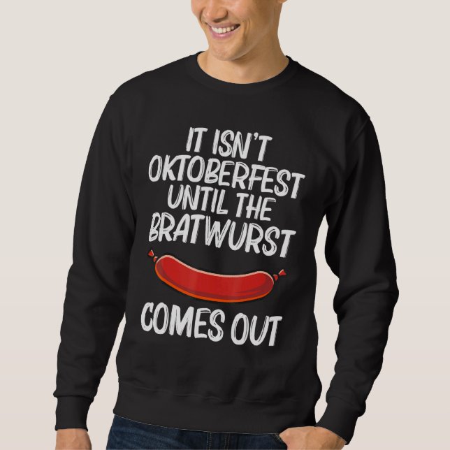 Coole Bratwurst für Männer Wurst Hackfleisch/Fasch Sweatshirt (Vorderseite)