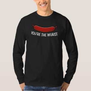 Coole Bratwurst für Männer Wurst Hackfleisch/Fasch T-Shirt