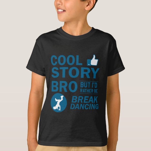Coole Breakdanceentwürfe T-Shirt (Vorderseite)