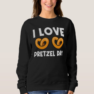 Coole Bretzelkunst für Männer Frauen Gebackenes Br Sweatshirt