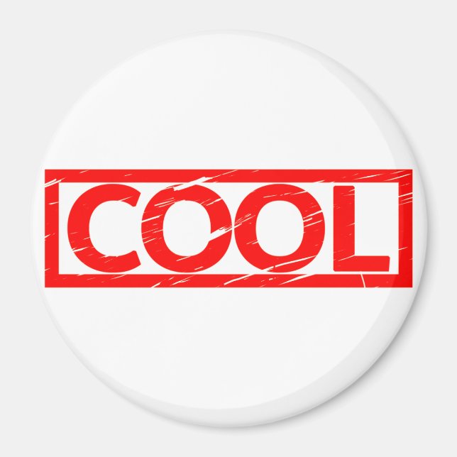 Coole Briefmarke Magnet (Vorne)