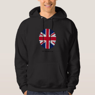 Coole britische Flagge Illustration Graphic Des Hoodie