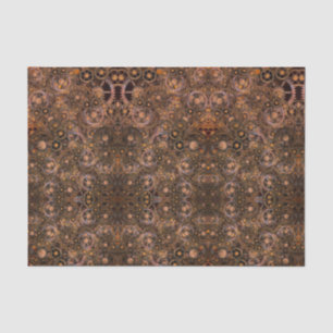 Coole Bronzeantike übersetzt Steampunk Seidenpapier