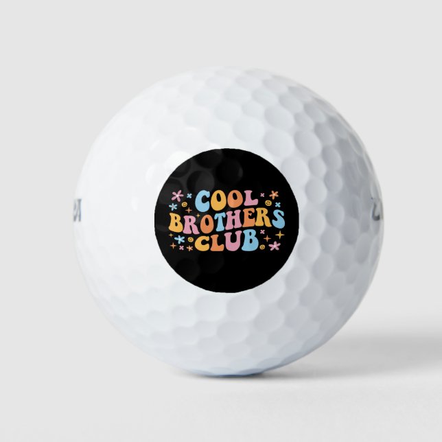 Coole Brüder Club III Golfball (Vorderseite)