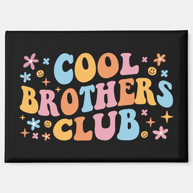 Coole Brüder Club III Magnet (Vorderseite)