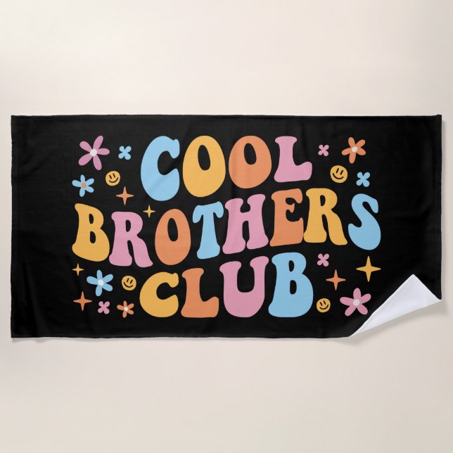 Coole Brüder Club III Strandtuch (Vorderseite)