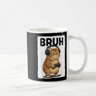 Coole Bruh Katze Männer Frauen Kinder Lustige Vide Kaffeetasse