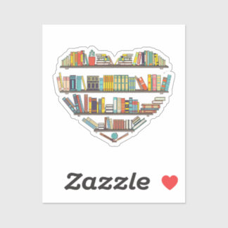 Coole Bücher lesen Männer Frauen buchen Lover Alph Aufkleber