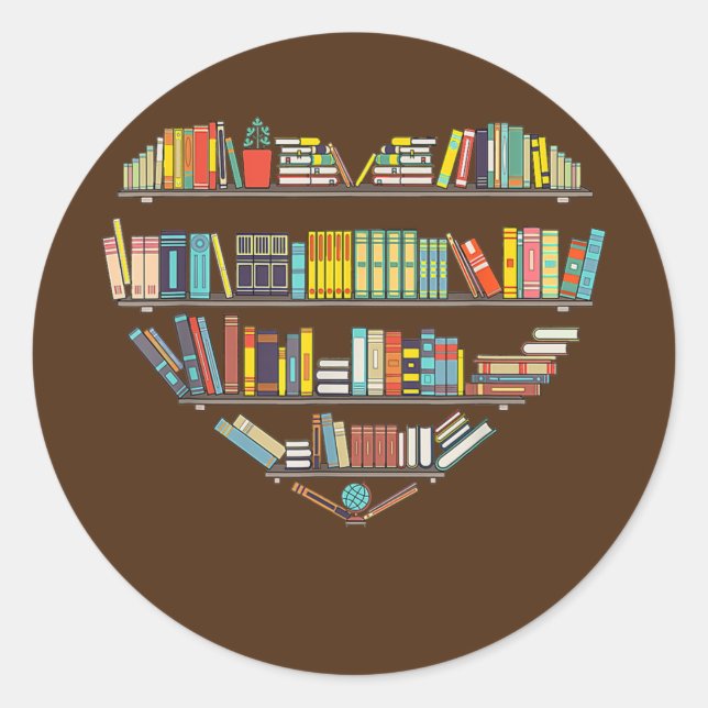 Coole Bücher lesen Männer Frauen buchen Lover Alph Runder Aufkleber (Vorderseite)