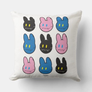 Coole Bunny Gang Muster Cartoon Wurfkissen Kissen