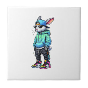 Coole Bunny Kaninchen Sonnenbrille Ostertag Für Ju Fliese