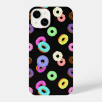 Coole, bunte Donuts schwarz