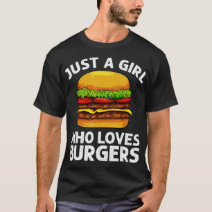 Coole Burger Kunst für Mädchen Hamburger Käse T-Shirt