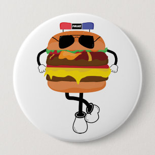 Coole Burgerpolizei Button