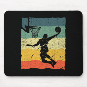 Coole bysketbyll Kunst für Männer Frauen Vintag By Mousepad