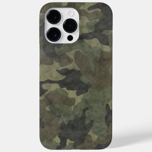 Coole Camouflage Grunge Khaki Case-Mate iPhone Hülle (Rückseite)