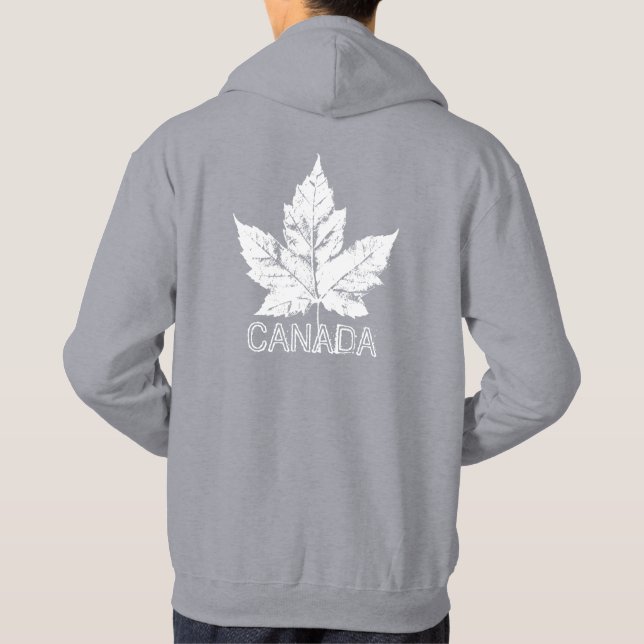 Coole Canada Jacket Personalisiert Canada Jacket Hoodie (Rückseite)