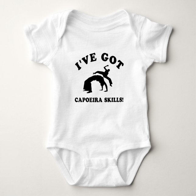 coole capoeira Entwürfe Baby Strampler (Vorderseite)