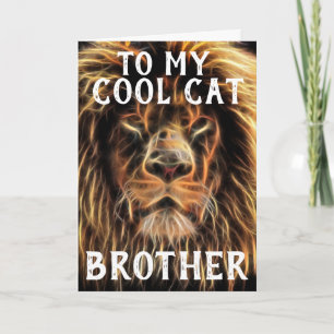 COOLE CAT BROTHER-GEBURTSTAGSKARTEN KARTE