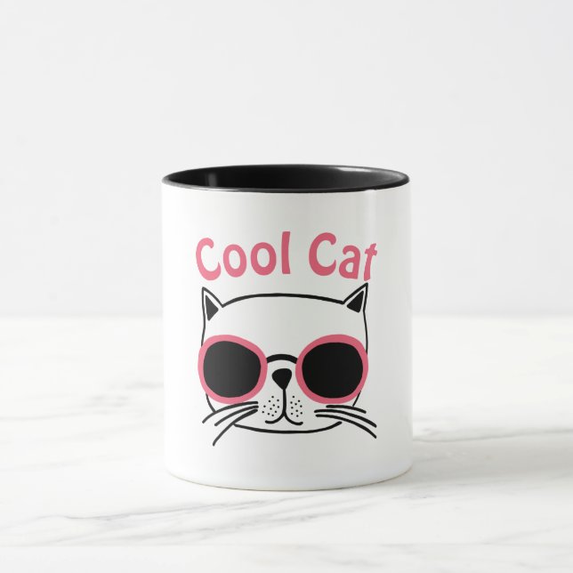 Coole Cat Combo-Tasse Tasse (Zentrum)