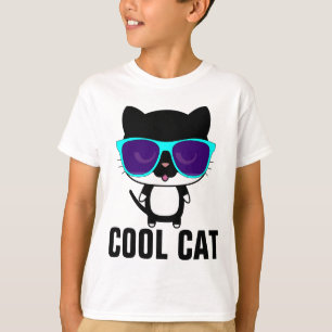 COOLE CAT Funny Kids Boys T - Shirt