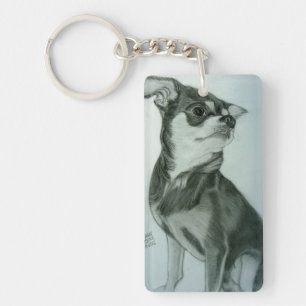 Coole Chihuahua-Schlüsselanhängergrafik durch Schlüsselanhänger