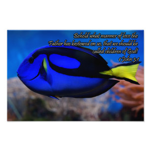 Coole christliche Bibel zitiert Inspirational Fotodruck