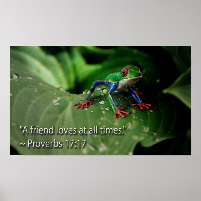 Coole Christliche Bibelzitate Inspiration-Redewend Poster (Vorne)